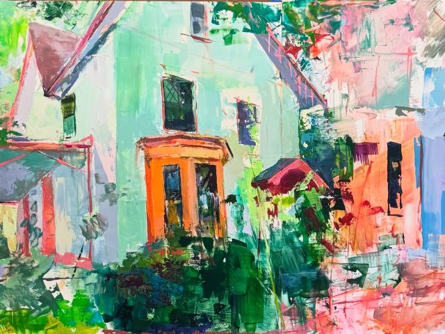 Oil on Yupo • 19 ¾