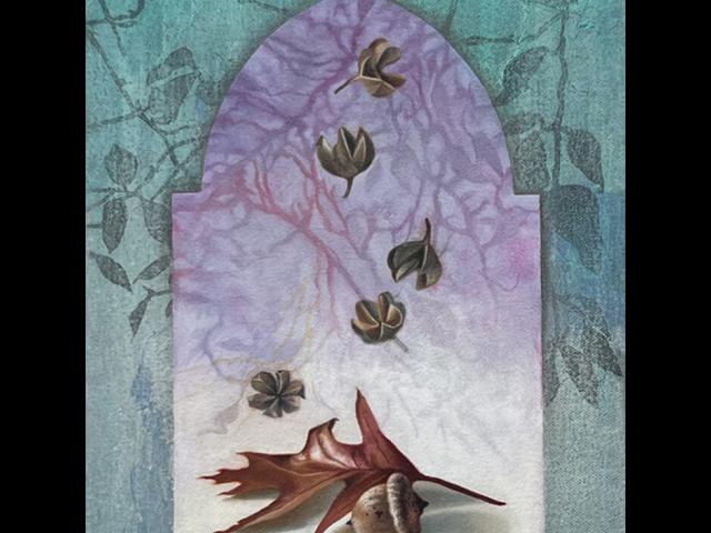 Mixed Media and Oil on Canvas • 10