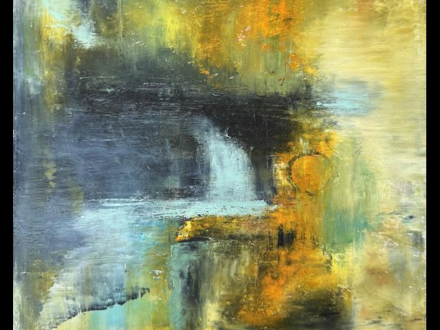 Oil & Cold Wax on Wood • 10