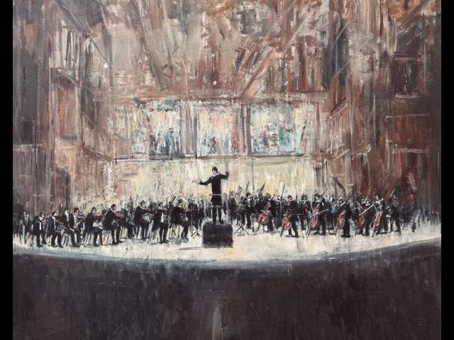 Oil on canvas • 48