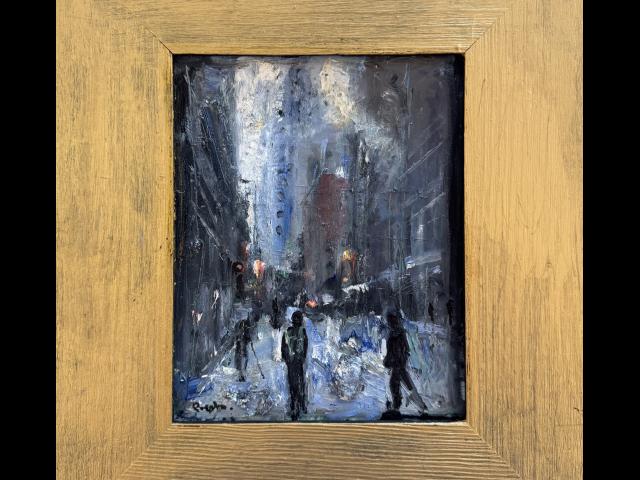 Oil on panel • 12