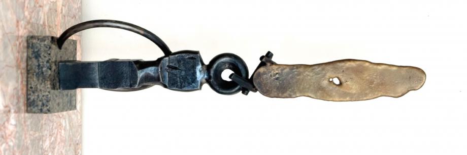 Cast Bronze, Forged Steel, and Stone • $600